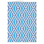 Double Retro Diamond Pattern (Blue)