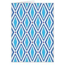 Double Retro Diamond Pattern (Blue)