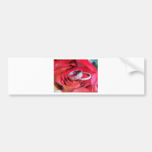 double rings bumper sticker