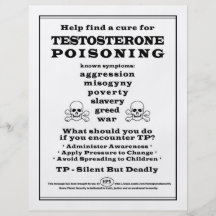 Double-sided TP Warning Personalized Flyer