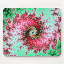 Double Spiral -. fractal design Mousepads