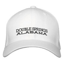 DOUBLE SPRINGS, ALABAMA HAT EMBROIDERED BASEBALL CAPS
