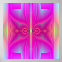 Double Squid Head Poster