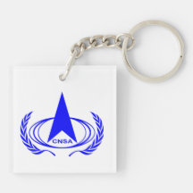 DOUBLE STAR ACRYLIC KEY CHAINS