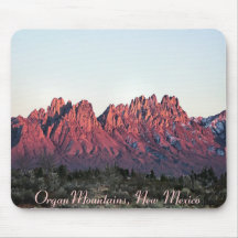 Double Sunset-Organ Mountains Mouse Pad