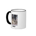 Double Wolf Ringer Mug