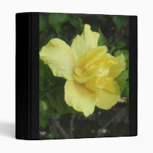 Double Yellow Hibiscus 1 Binder