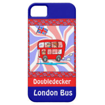 Doubledecker London Bus iPhone 5 Cases