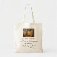 Doubts are Traitors Tote Canvas Bags