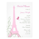 Douche nuptiale d'inséparables invitation personnalisée