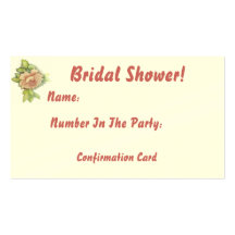 Douche nuptiale ! - Personnaliser Carte De Visite