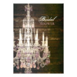 douche nuptiale vintage de lustre pourpre de barnw faire-parts