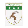 Dougherty Coat of Arms/Family Crest Post Card