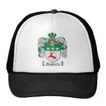 DOUGHERTY FAMILY CREST -  DOUGHERTY COAT OF ARMS MESH HAT