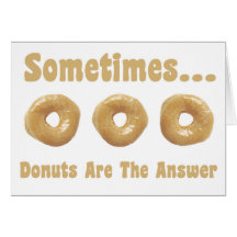 Doughnut Humour Greeting Cards