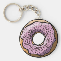 Doughnut Keychain