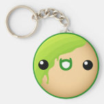 Doughnut Keychain Green