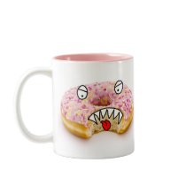 doughnut monster mug