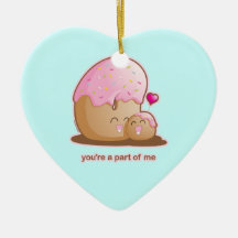 Doughnut Pair Christmas Tree Ornament