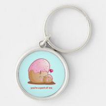 Doughnut Pair Key Chains