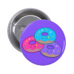 Doughnut Party Pinback Button