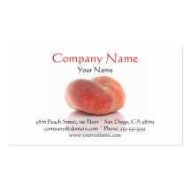 Doughnut Peach Business Card