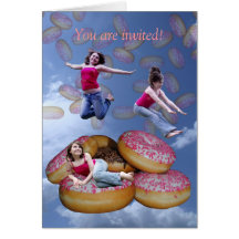 doughnut rain -, You are invited! Greeting Card