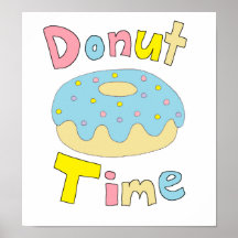 Doughnut Time Print