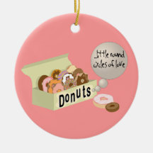 Doughnuts: Little Round Circles of Love Ornament