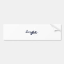 Douglas Arizona Classic Design Bumper Sticker
