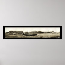Douglas, Arizona Train Photo 1909 Poster