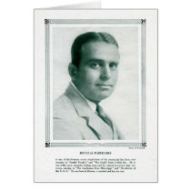 Douglas Fairbanks 1916 vintage portrait card
