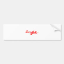 Douglas Georgia Classic Design Bumper Sticker