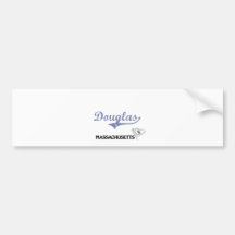 Douglas Massachusetts City Classic Bumper Stickers