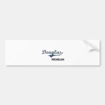 Douglas Michigan City Classic Bumper Stickers