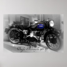 Douglas Motorcycle Print