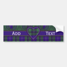 Douglas Scottish Tartan Bumper Sticker