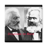 Douglass vs Marx Fridge Magnets