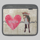 Douille blanche vintage d'iPad de maman assez rose housses ipad