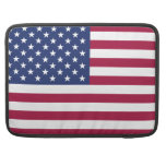 Douille d'aileron de Macbook de drapeau américain  Poche Pour Macbook