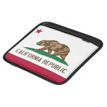 Douille d'iPad de drapeau de la Californie housses ipad