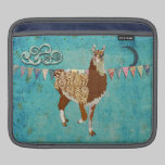 Douille d'iPad de lama de clair de lune housses ipad