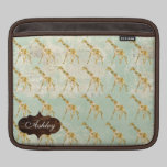 Douille d'iPad de motif de girafe housses ipad