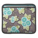 Douille florale lunatique d'iPad Poches Pour iPad