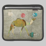 Douille grunge d'iPad de monogramme rêveur de cham housses ipad