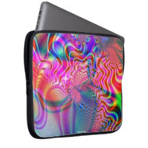 DOUILLE PSYCHÉDÉLIQUE TRIPPY SUPER D'ORDINATEUR PO HOUSSES ORDINATEUR