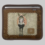 Douille rose d'iPad de monogramme de Moïse housses ipad