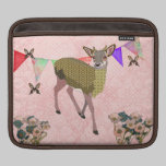 Douille rose d'iPad de rose de cerfs communs d'or housses ipad