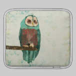 Douille vintage d'iPad de hibou de neige housses ipad