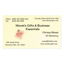 Doux et simple cartes de visite professionnelles